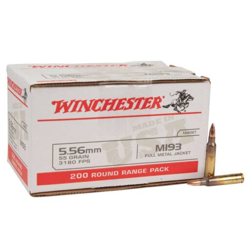 winchester 556mm nato 55gr fmj rifle ammo 200 rounds 1659170 1