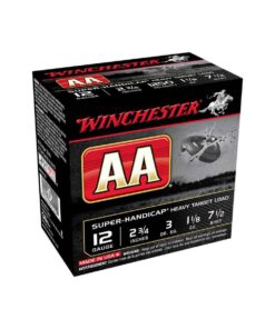 winchester aa 12 gauge 2 34in 75 1 18oz target shotshells 25 rounds 307991 1