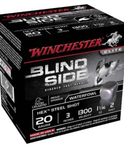 winchester blind side hex steel shot 20 gauge 3in 2 1 116oz waterfowl shotshells 25 rounds 1304788 1 2