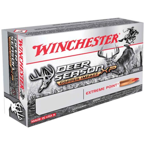 winchester deer season 270 winchester 130gr copper extreme point rifle ammo 20 rounds 1500111 1