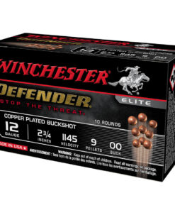 winchester defender 12 gauge 2 34in 00 buck 9 pellet buckshot shotshells 10 rounds 1692755 1