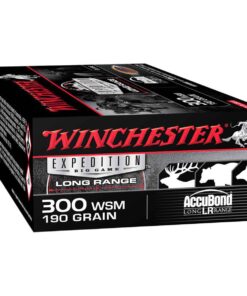 winchester expedition big game long range 300 wsm winchester short mag 190gr accubond rifle ammo 20 rounds 1542684 1