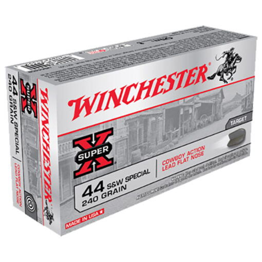 winchester lead cowboy 44 special 240gr lfn handgun ammo 50 rounds 317074 1