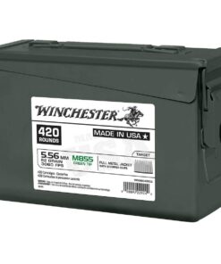 winchester m855 green tip 556 nato 62gr fmj rifle ammo 420 rounds 1687921 1