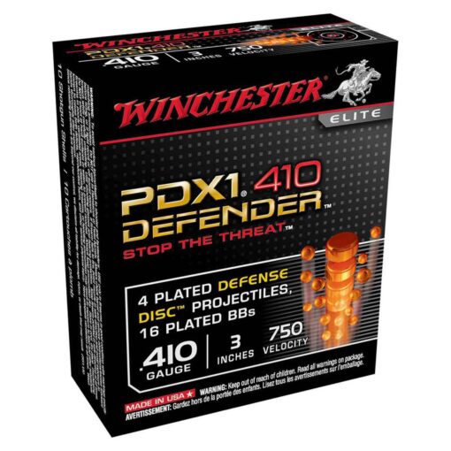 winchester pdx1 defender 410 3in 4dd16bb buckshot shotshells 10 rounds 1276908 1