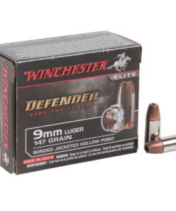 winchester pdx1 defender 9 mm luger 147gr bjhp handgun ammo 20 rounds 1218719 1