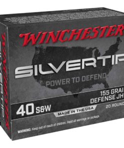 winchester silvertip 40 sw 155gr jhp handgun ammo 20 rounds 1638149 1