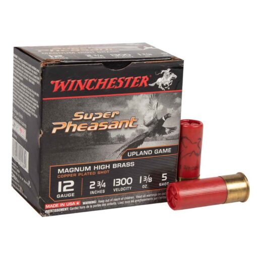 winchester super pheasant 12 gauge 2 34in 5 1 38oz upland shotshells 25 rounds 1008543 1