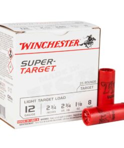 winchester super target 12 gauge 2 34in 8 1 18oz light target shotshells 25 rounds 1319303 1