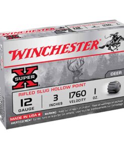 winchester super x 12 gauge 3in 1oz slug shotshells 5 rounds 314302 1