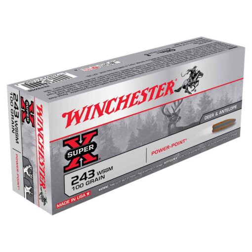 winchester super x 243 wssm winchester super short mag 100gr pp rifle ammo 20 rounds 318115 1