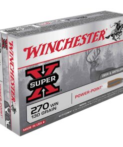 winchester super x 270 winchester 130gr pp rifle ammo 20 rounds 307737 1