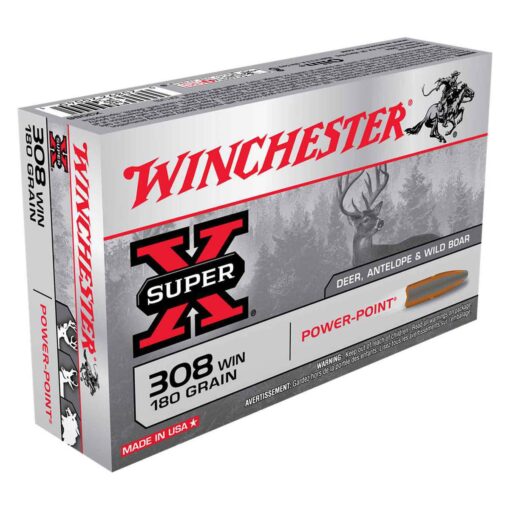 winchester super x 308 winchester 180gr pp rifle ammo 20 rounds 307809 1