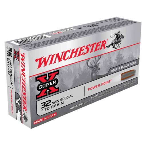 winchester super x 32 winchester special 170gr pp rifle ammo 20 rounds 307827 1