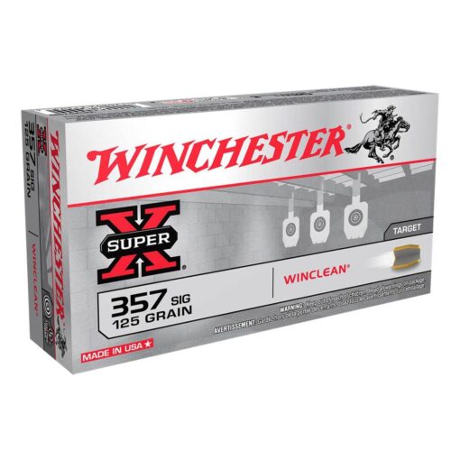 winchester super x 357 sig 125gr wc handgun ammo 50 rounds 1752709 1