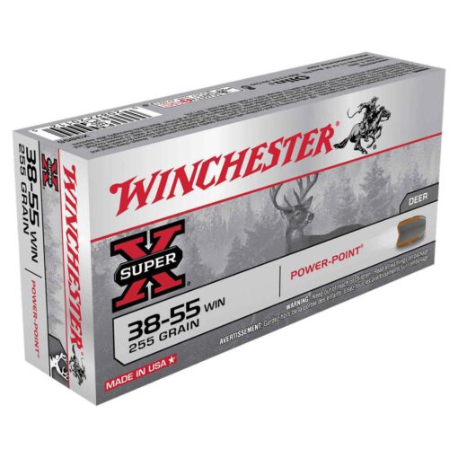 winchester super x 38 55 winchester 255gr pp rifle ammo 20 rounds 307836 1