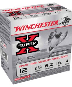 winchester super x xpert high velocity steel shot 12 gauge 2 34in 4 1 116oz waterfowl shotshells 25 rounds 318128 1