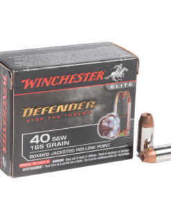 winchester supreme defender pdx1 40 sw 165gr bjhp handgun ammo 20 rounds 1218722 1