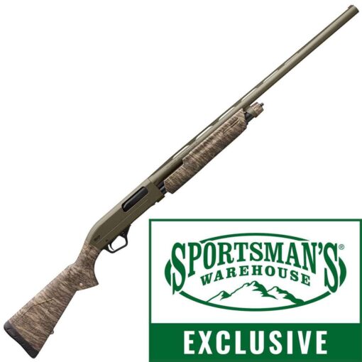 winchester sxp hybrid hunter matte mossy oak bottomlands 12 gauge 3 12in pump action shotgun 28in 1782936 1