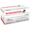 winchester target 45 auto acp 230gr fmj fn handgun ammo 100 rounds 1188368 1